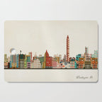 washington dc skyline Cutting Board Gallery Image 1