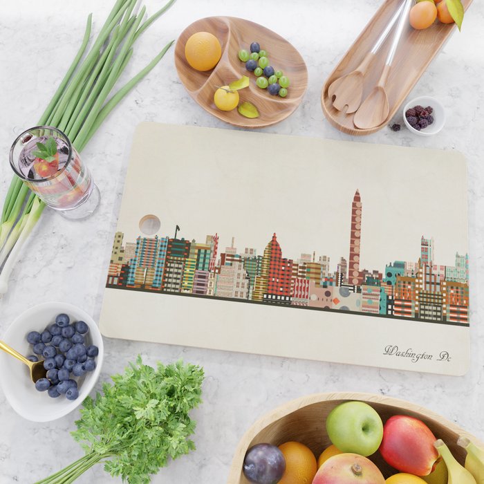 washington dc skyline Cutting Board Gallery Image 2