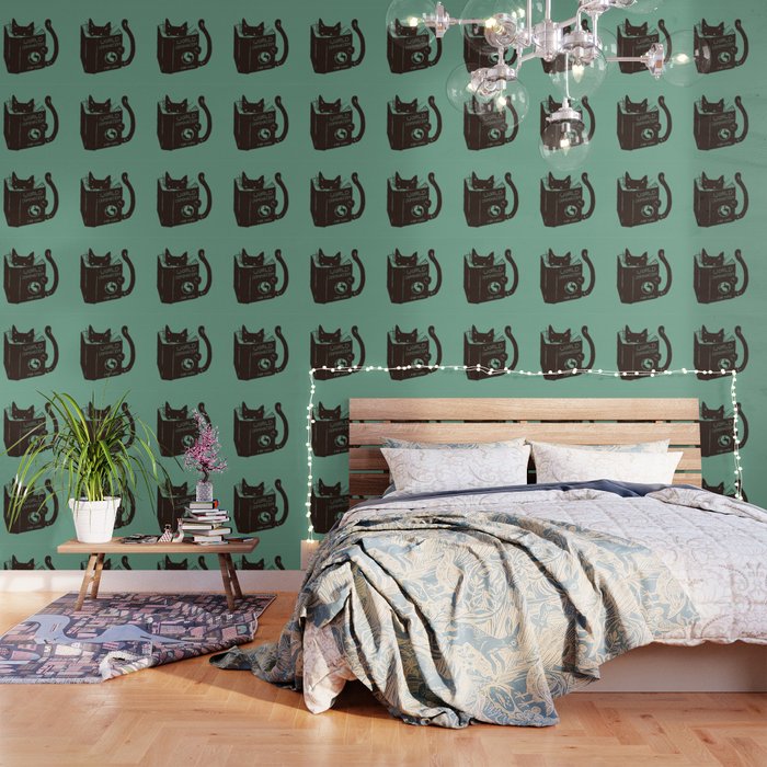 World Domination for Cats (Green) Wallpaper Gallery Image 3