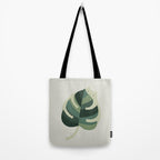 Monstera Cat Hug Tote Bag Gallery Image 2