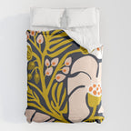 these flowers always fit - floral illustration Duvet Cover Gallery Image 6