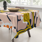 these flowers always fit - floral illustration Tablecloth Gallery Image 3