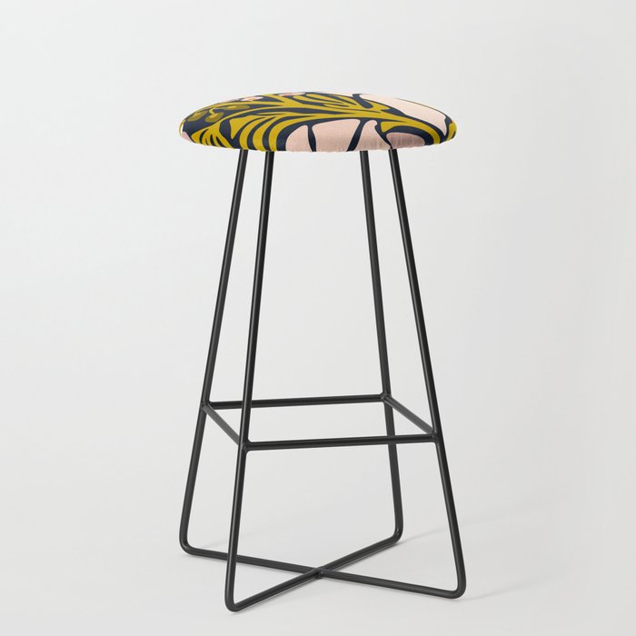 these flowers always fit - floral illustration Stool Gallery Image 1