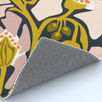 these flowers always fit - floral illustration Rug Gallery Image 4