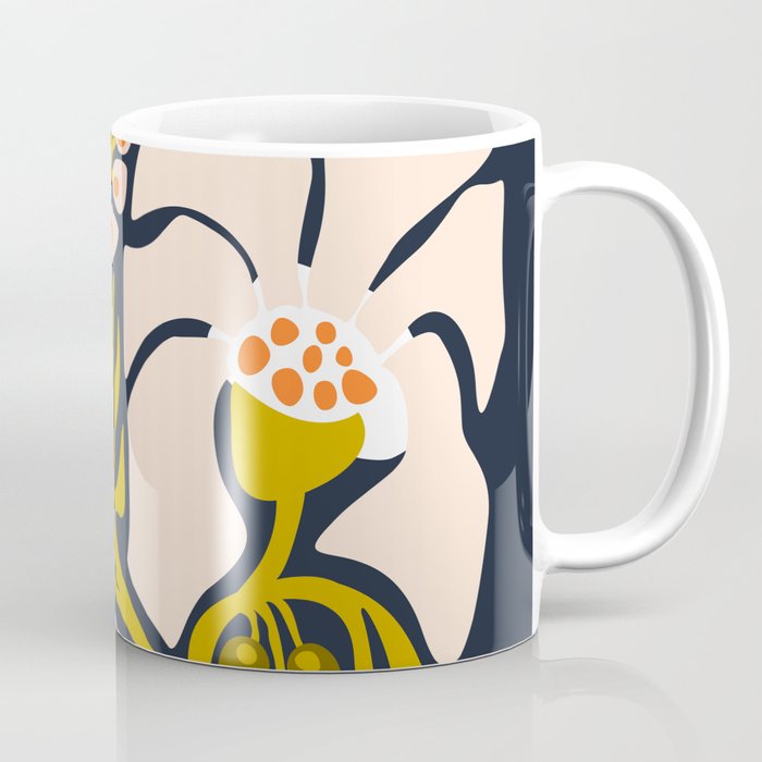 these flowers always fit - floral illustration Coffee Mug Gallery Image 1