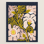 these flowers always fit - floral illustration Jigsaw Puzzle Gallery Image 1