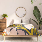 these flowers always fit - floral illustration Comforter Gallery Image 3