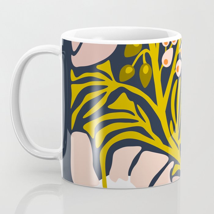 these flowers always fit - floral illustration Coffee Mug Gallery Image 3