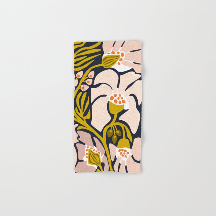 these flowers always fit - floral illustration Bath Towel Gallery Image 1