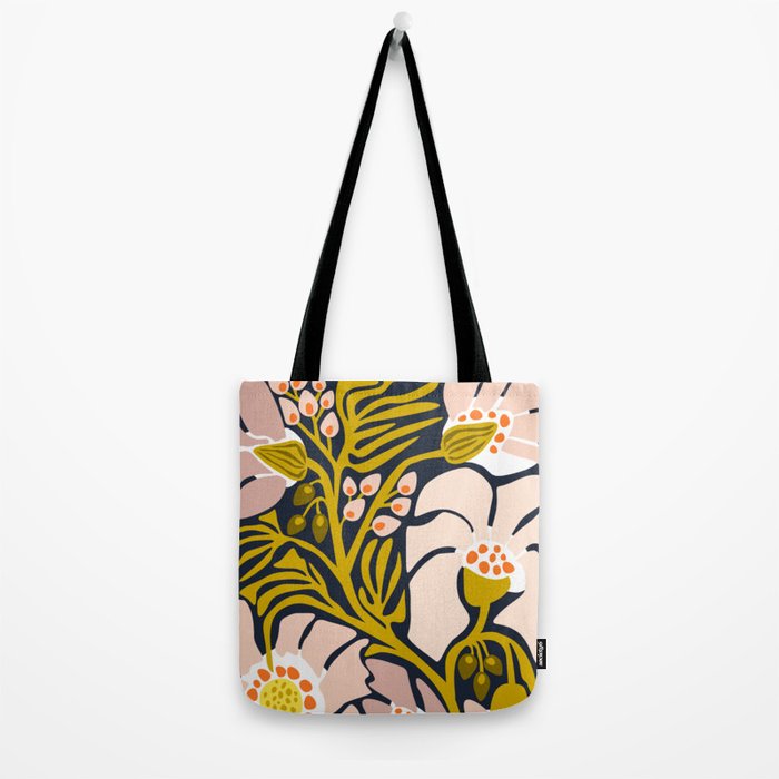 these flowers always fit - floral illustration Tote Bag Gallery Image 2