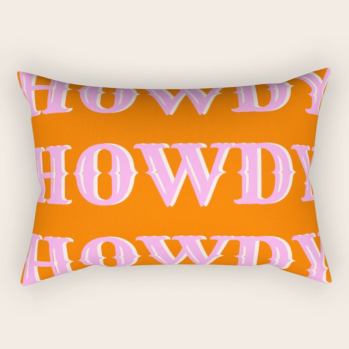 Howdy Howdy Howdy Rectangular Pillow Gallery Image 1