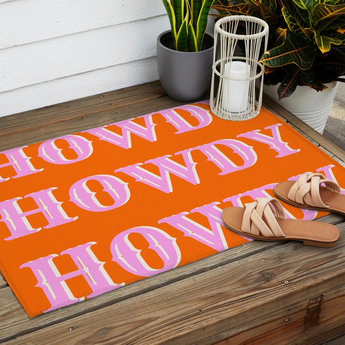 Howdy Howdy Howdy Outdoor Rug Gallery Image 2