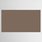Truffle Brown Solid Color Tablecloth Gallery Image 2