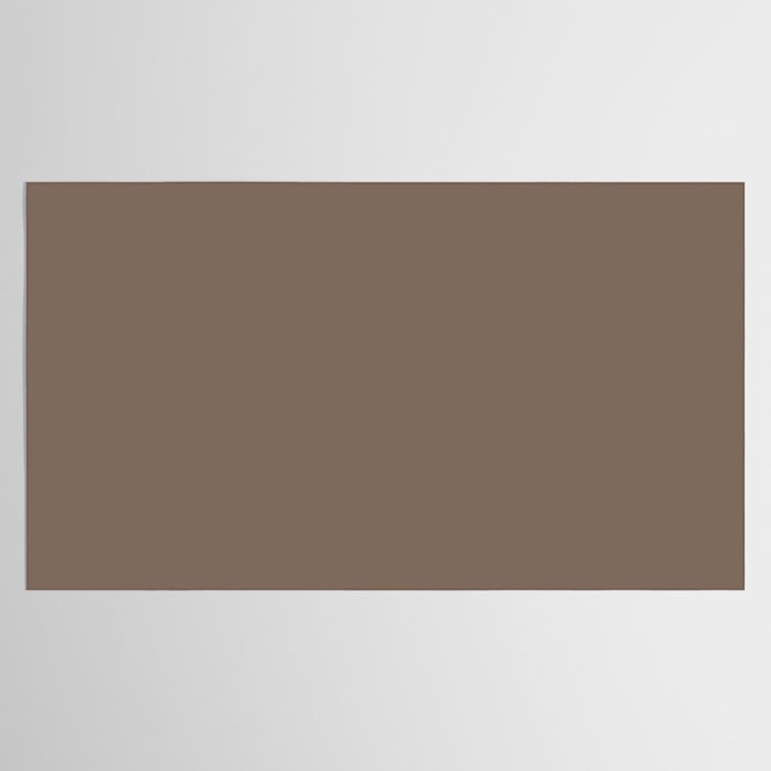 Truffle Brown Solid Color Tablecloth Gallery Image 2