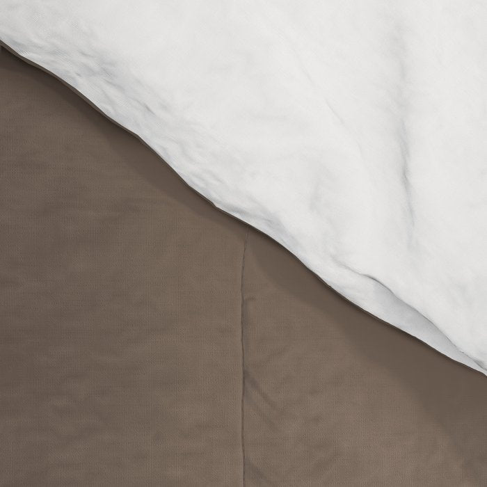 Truffle Brown Solid Color Comforter Gallery Image 4