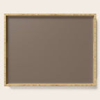 Truffle Brown Solid Color Serving Tray Gallery Image 1