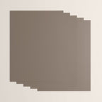 Truffle Brown Solid Color Wrapping Paper Gallery Image 3