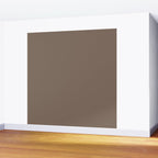 Truffle Brown Solid Color Wall Mural Gallery Image 2