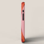 Elegant red bow table runner iPhone Case Gallery Image 2