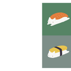 Sushi Cat 2x2 Coffee Mug Gallery Image 2
