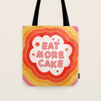 EAT MORE CAKE Tote Bag Gallery Image 1