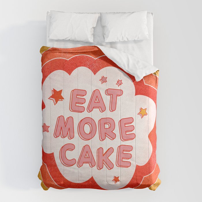 EAT MORE CAKE Comforter Gallery Image 6