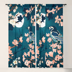 Midnight Blossom Window Curtain Gallery Image 5