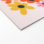 Retro Flowers: Pastel Edition Welcome Mat Gallery Image 2