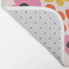 Retro Flowers: Pastel Edition Bath Mat Gallery Image 2