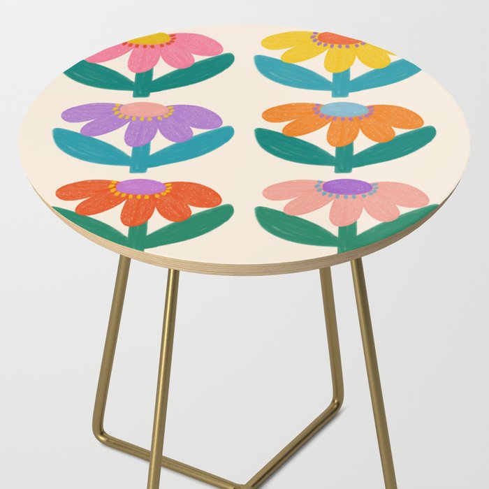 Retro Fun Flower - Adore You  Side Table Gallery Image 2