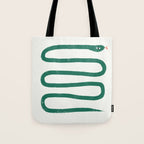 Minimal Jungle Snake Tote Bag Gallery Image 1