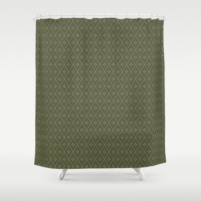 Mae Pattern XXI Shower Curtain Gallery Image 1