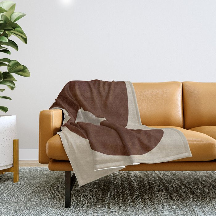 Abstract-botanical 20 Throw Blanket Gallery Image 1