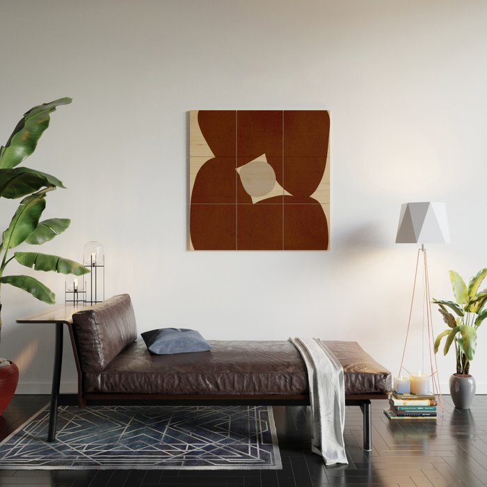 Abstract-botanical 20 Wood Wall Art Gallery Image 2