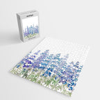 blue and purple lupin flowers horizontal  Jigsaw Puzzle Gallery Image 2