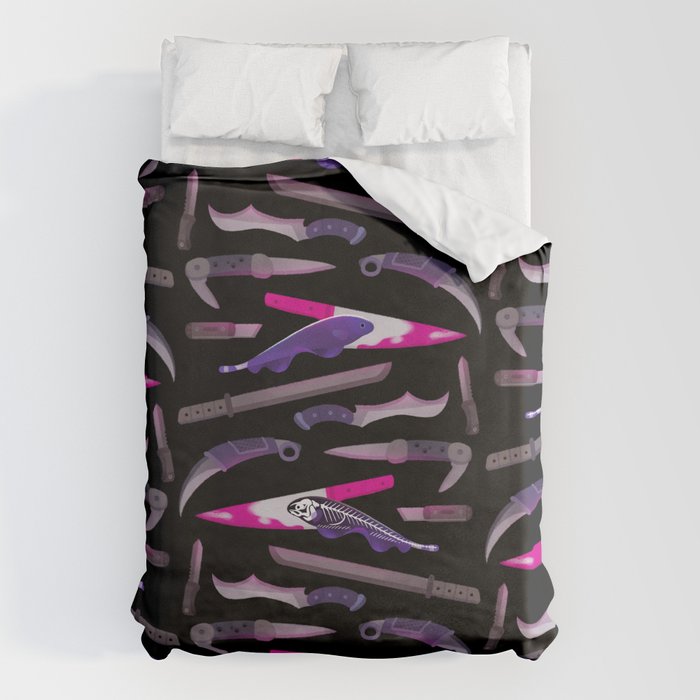 Ghost Knife fish Duvet Cover Gallery Image 1