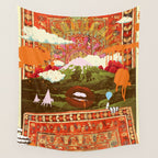 MORNING PSYCHEDELIA Wall Tapestry Gallery Image 4