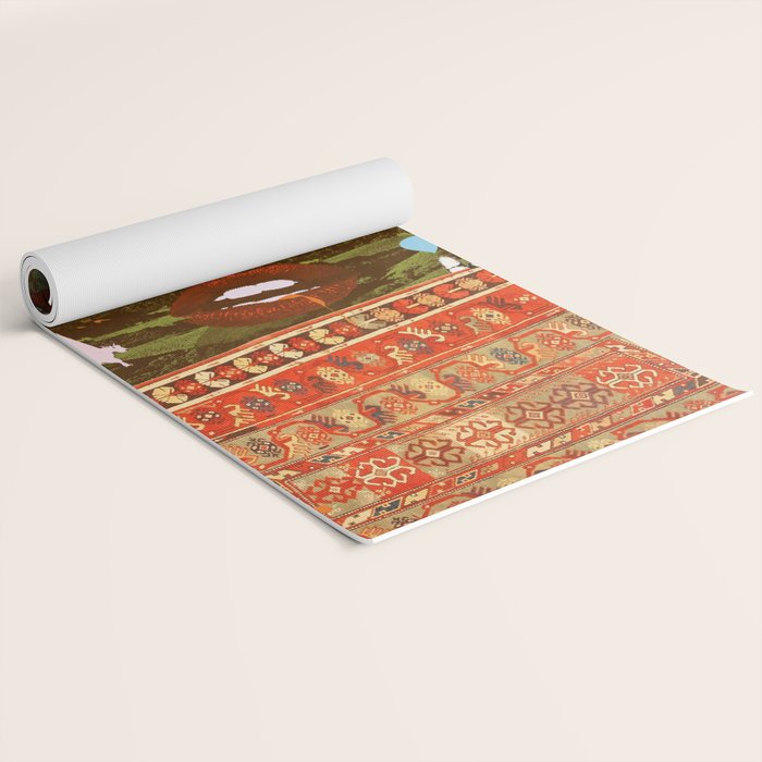 MORNING PSYCHEDELIA Yoga Mat Gallery Image 2