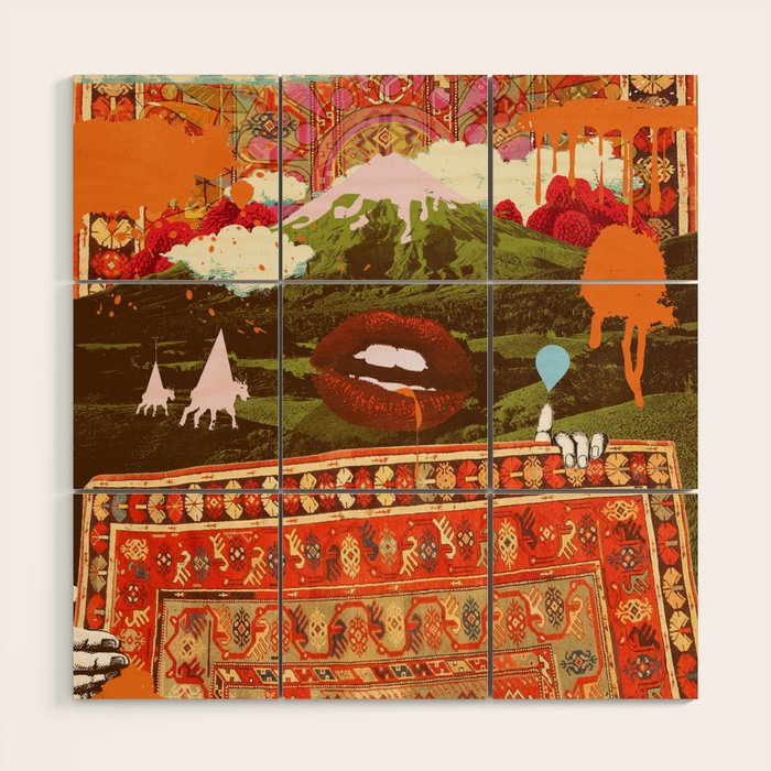MORNING PSYCHEDELIA Wood Wall Art Gallery Image 1