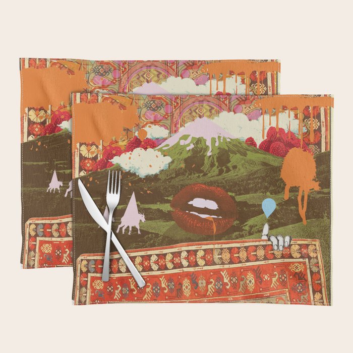 MORNING PSYCHEDELIA Placemat Gallery Image 1