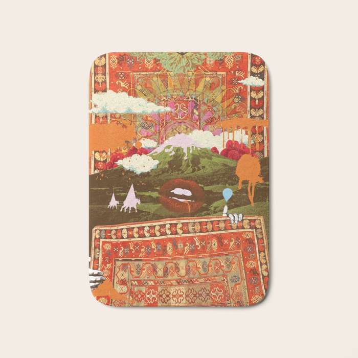 MORNING PSYCHEDELIA Bath Mat Gallery Image 1