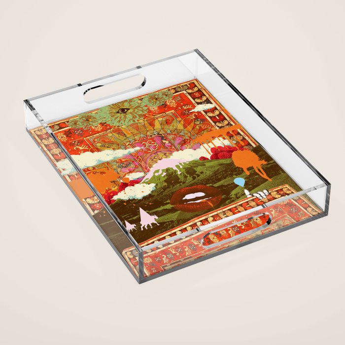 MORNING PSYCHEDELIA Acrylic Tray Gallery Image 1