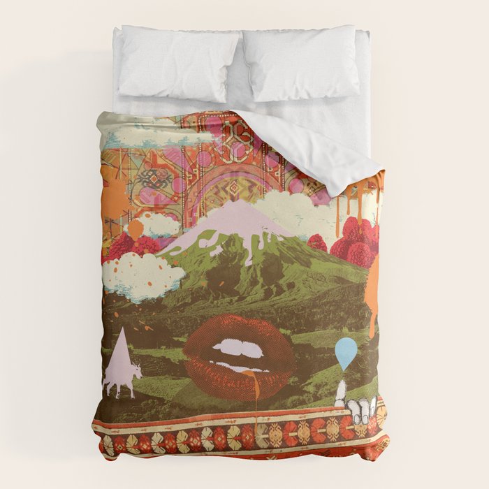 MORNING PSYCHEDELIA Duvet Cover Gallery Image 1