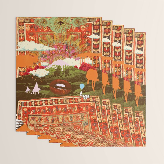 MORNING PSYCHEDELIA Wrapping Paper Gallery Image 3