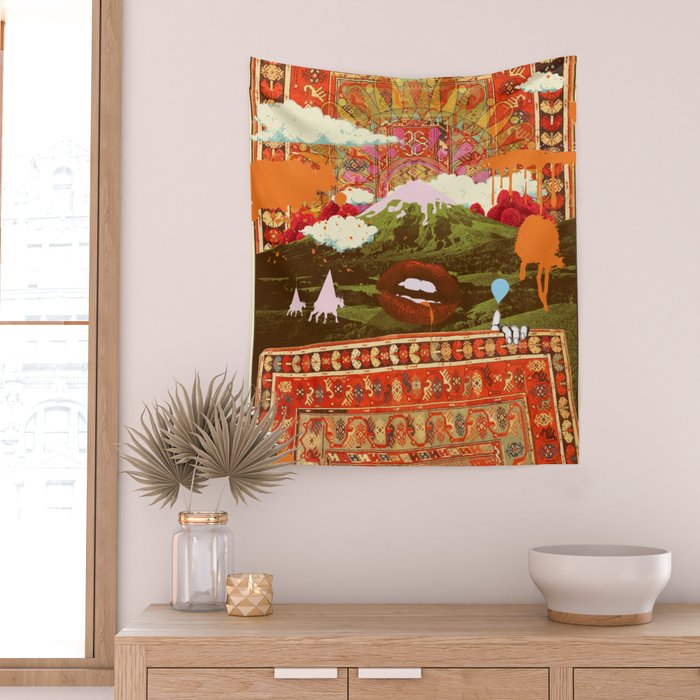 MORNING PSYCHEDELIA Wall Tapestry Gallery Image 2