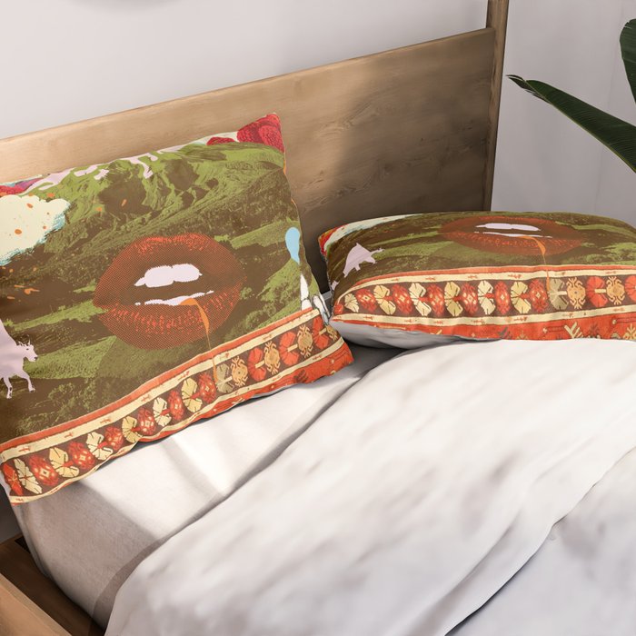 MORNING PSYCHEDELIA Pillow Sham Gallery Image 2