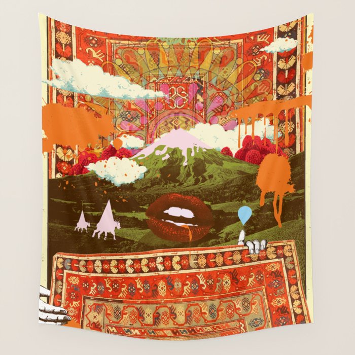 MORNING PSYCHEDELIA Wall Tapestry Gallery Image 1