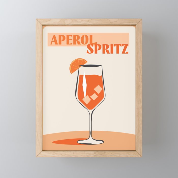 Aperol Spritz Mini Art Print Gallery Image 1