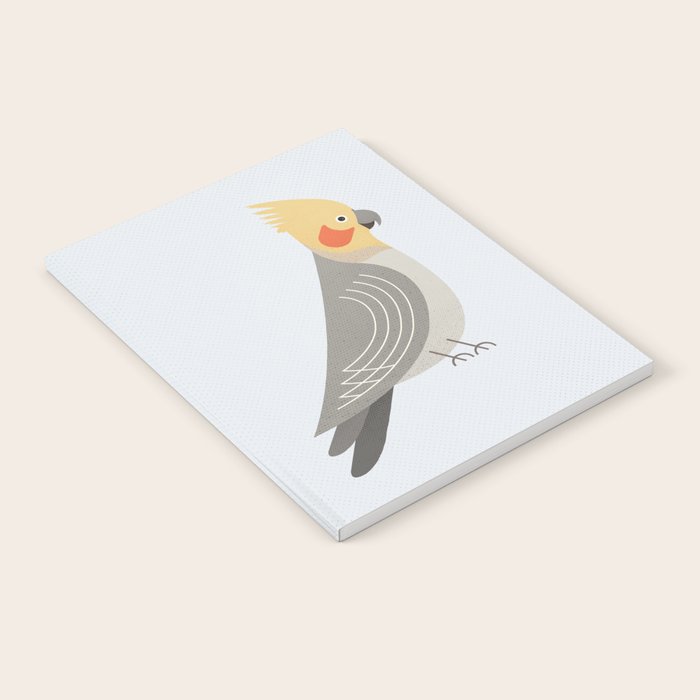 Whimsy Cockatiel Notebook Gallery Image 2