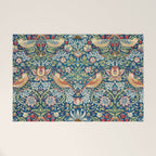 William Morris  Strawberry Thief Special edition 2023 restored with artificial intelligence Welcome Mat Gallery Image 1